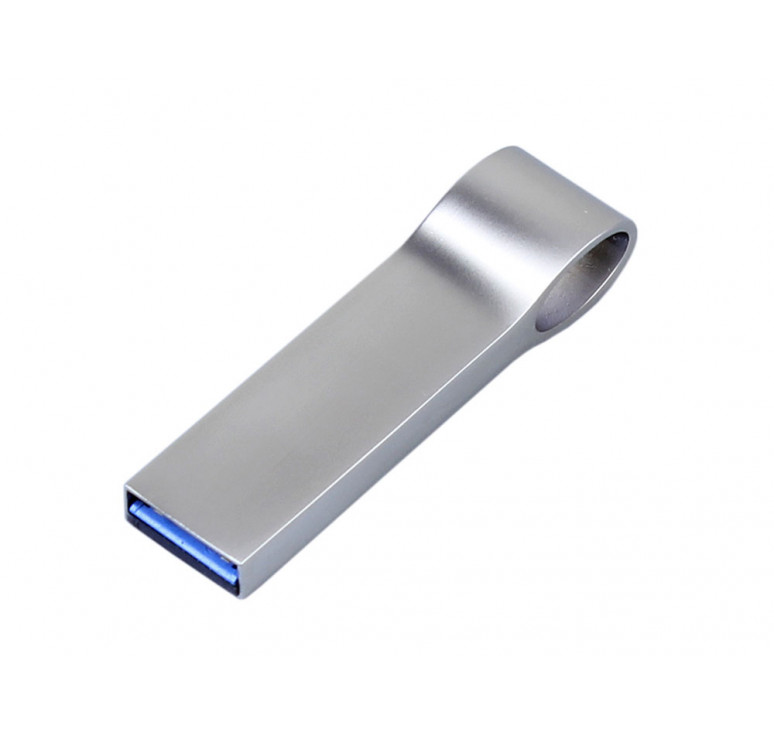 USB 3.0-флешка на 64 Гб с мини чипом, компактный дизайн, боковое отверстие для цепочки
