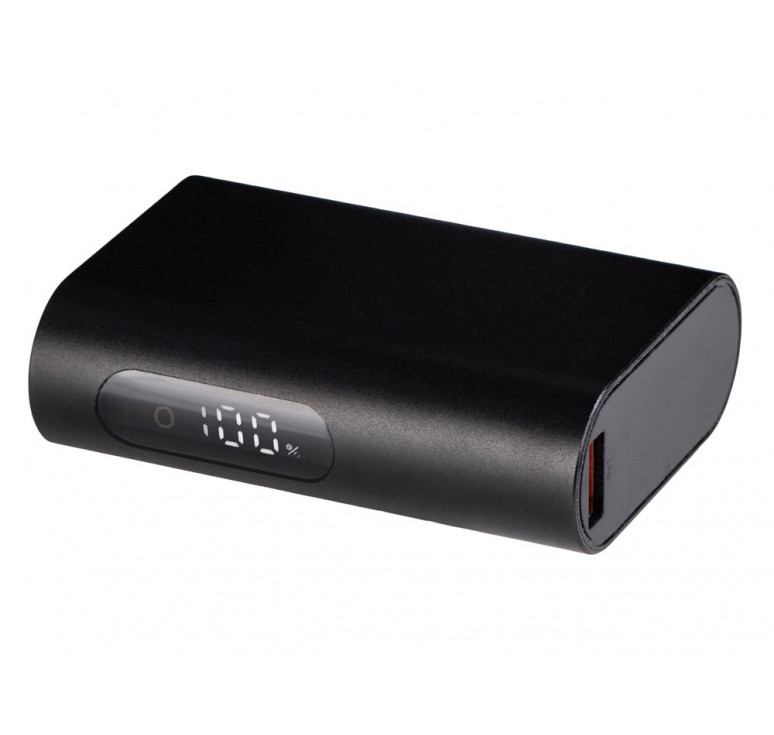 Внешний аккумулятор с QC/PD Qwik, 10000 mah, черный