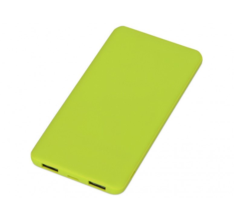Портативное зарядное устройство Reserve с USB Type-C, 5000 mAh, зеленое яблоко