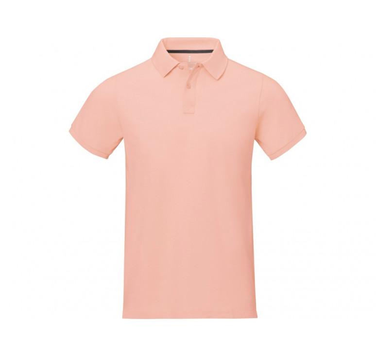 Calgary мужская футболка-поло с коротким рукавом, pale blush pink