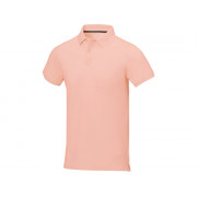 Calgary мужская футболка-поло с коротким рукавом, pale blush pink
