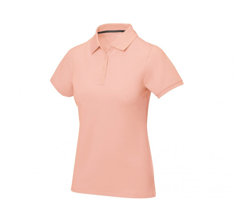 Calgary женская футболка-поло с коротким рукавом, pale blush pink