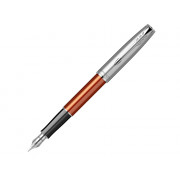 Перьевая ручка Parker Sonnet Essentials Orange SB Steel CT, перо: F, цвет чернил black, в подарочной упаковке.