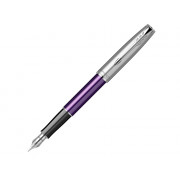 Перьевая ручка Parker Sonnet Essentials Violet SB Steel CT, перо: F, цвет чернил black, в подарочной упаковке.