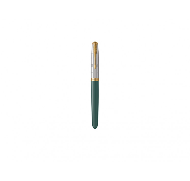 Перьевая ручка Parker 51 Premium Forest Green GT, перо: F чернила: Black,Blue, в подарочной упаковке