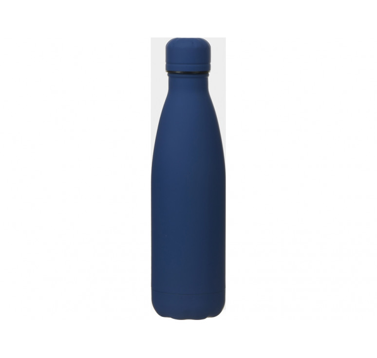 Вакуумная термобутылка Vacuum bottle C1, soft touch, 500 мл, темно-синий