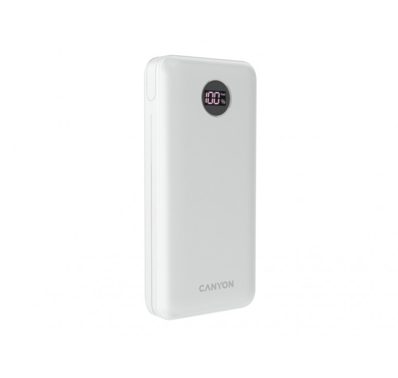 Портативный аккумулятор Canyon PB-2002 (CNE-CPB2002W), белый