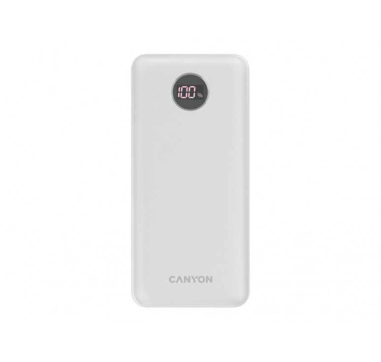 Портативный аккумулятор Canyon PB-2002 (CNE-CPB2002W), белый