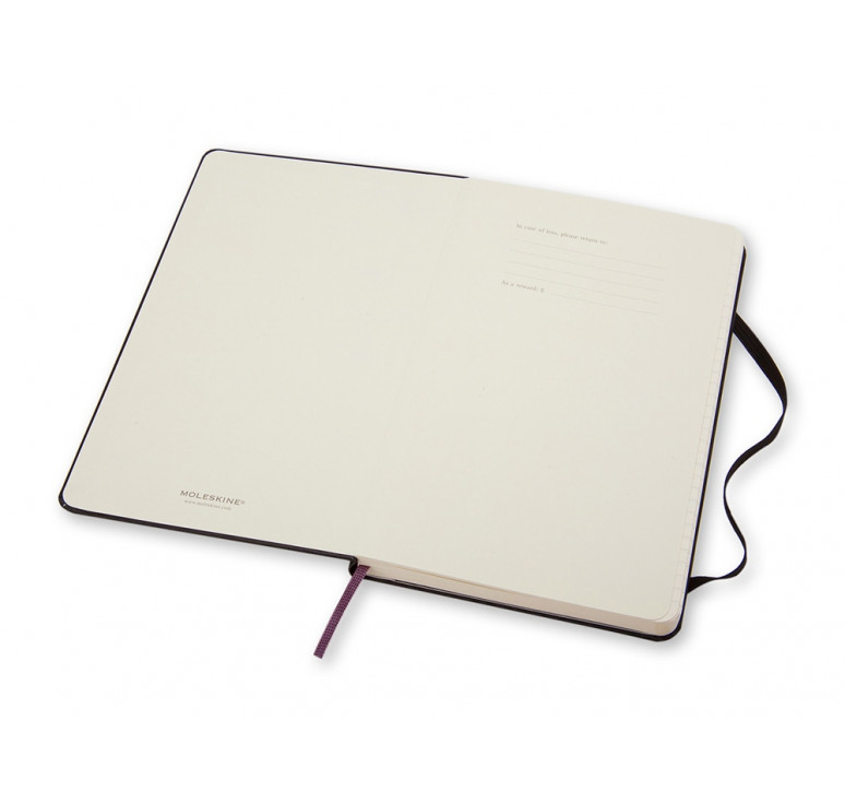 Записная книжка Moleskine Classic (в линейку) в твердой обложке, Large (13х21см), черный
