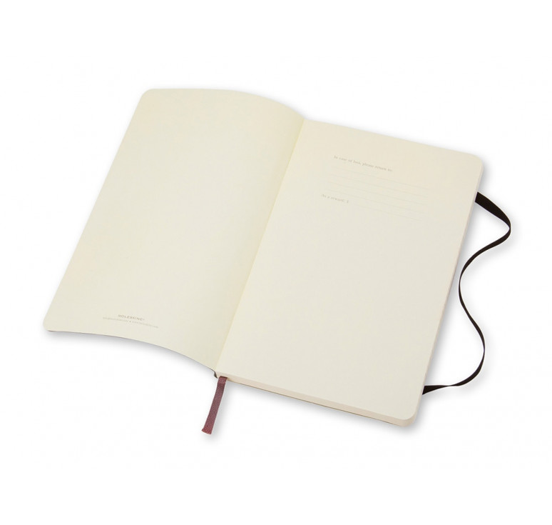 Записная книжка Moleskine Classic Soft (в линейку), Large (13х21см), черный