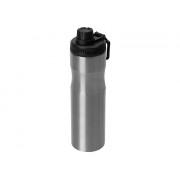 Бутылка для воды Supply Waterline, нерж сталь, 850 мл, серебристый/черный