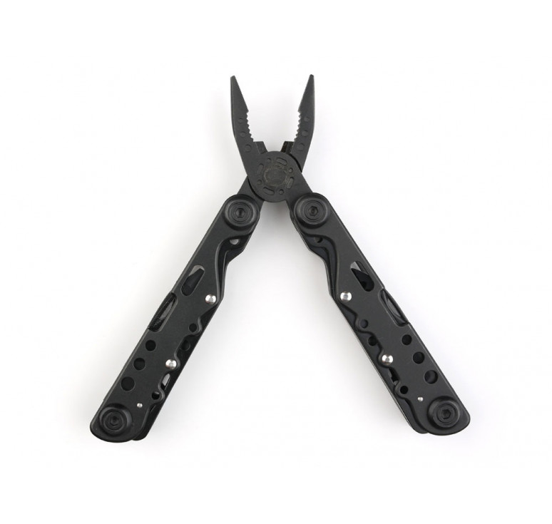 Мультитул Stinger, 105x40 мм, 13 функций, сталь, чёрный, в комплекте нейлоновый чехол