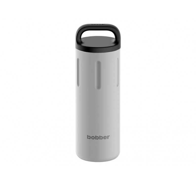 Вакуумный термос бытовой с керамическим покрытием, тм bobber, 770 мл. Артикул Bottle-770 Sand Grey (серый)