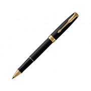 Ручка роллер Parker Sonnet  Matte Black GT, стержень: F, цвет чернил: black, в подарочной упаковке