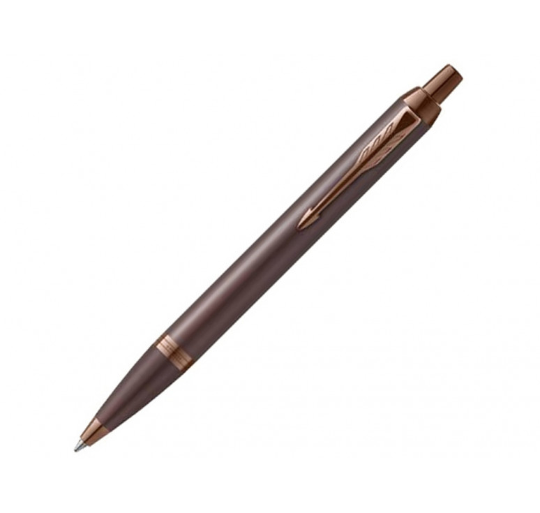 Шариковая ручка Parker IM Monochrome Brown, стержень:M, цвет чернил: blue, в подарочной упаковке.