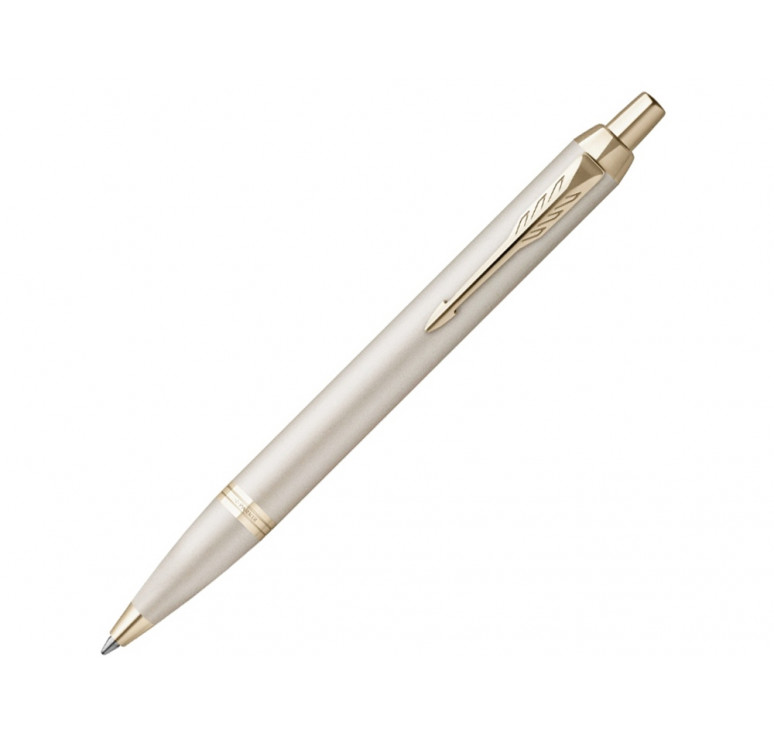 Шариковая ручка Parker IM Professionals Monochrome Champagne, стержень:M, цвет чернил: blue, в подарочной упаковке.