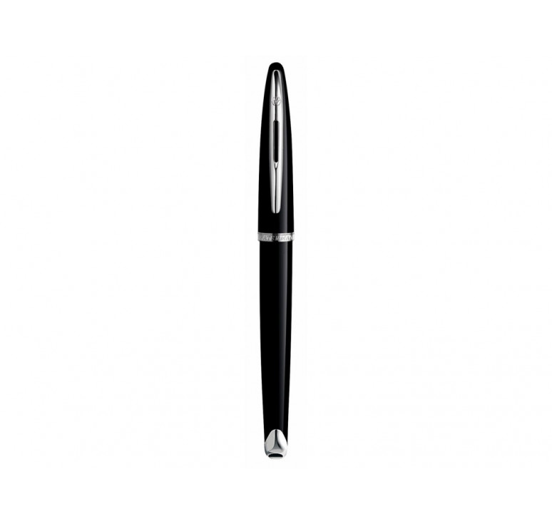 Перьевая ручка Waterman Carene, цвет: Black ST, перо: F или М чернила: blue