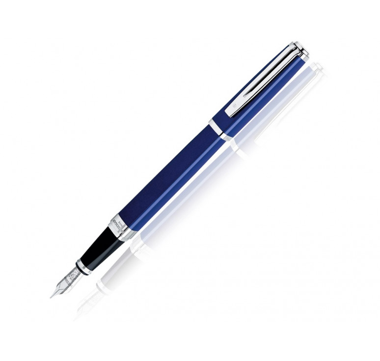 Перьевая ручка Waterman Exception, цвет: Slim Blue ST, перо: F