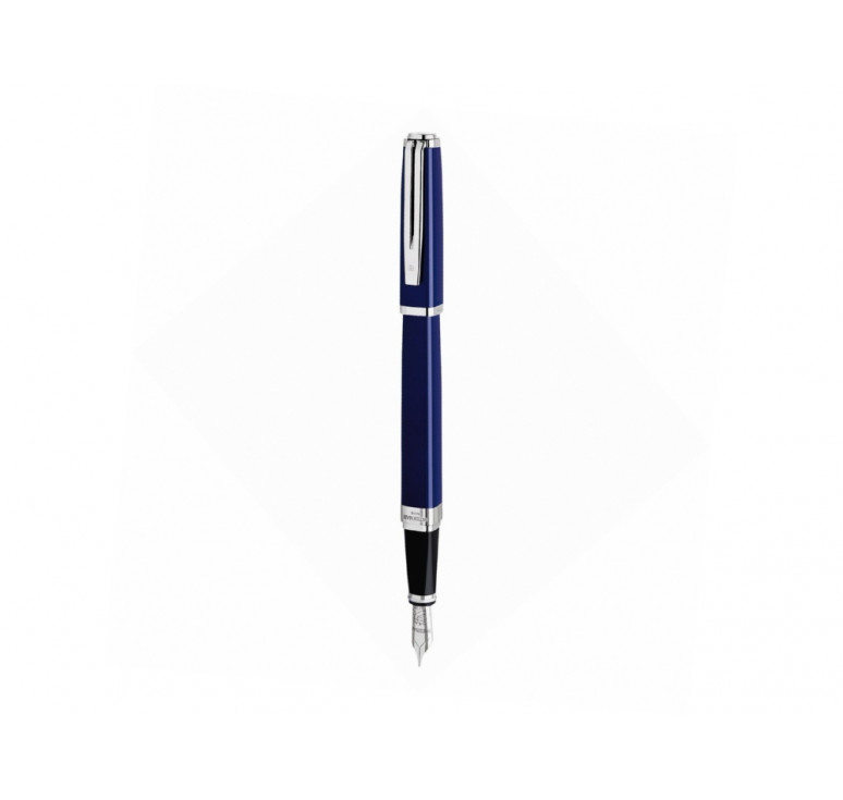 Перьевая ручка Waterman Exception, цвет: Slim Blue ST, перо: F