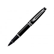 Ручка-роллер Waterman Expert, цвет: Black Laque CT, стержень: Fblk