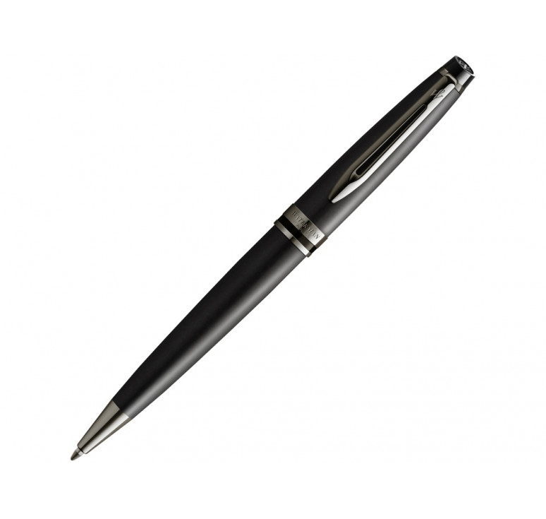 Шариковая ручка Waterman Expert Black, цвет чернил Mblue, в подарочной упаковке