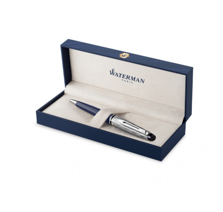 Шариковая ручка Waterman Expert22 SE deluxe Blue CT, стержень: M, цвет: Blue, в подарочной упаковке.