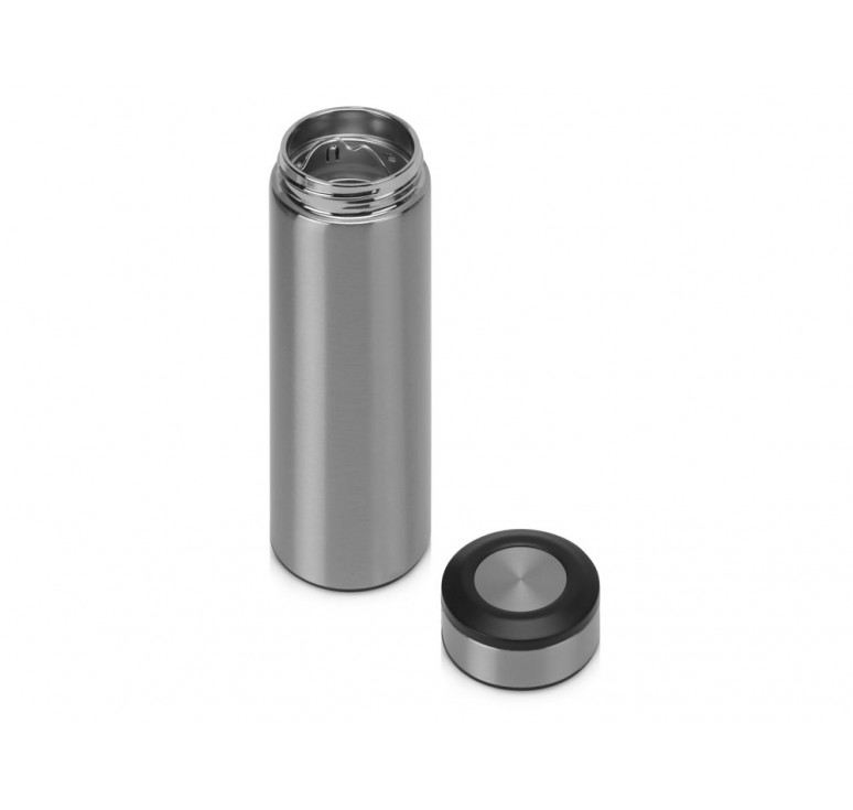 Термос Confident Metallic 420мл, серебристый
