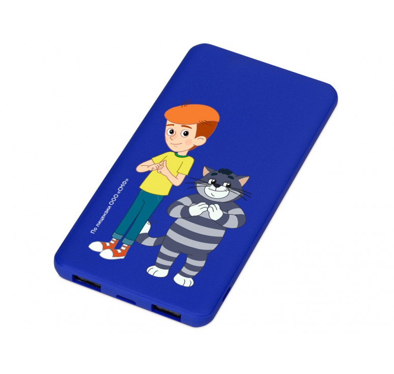 Внешний аккумулятор Простоквашино, 5000 mAh, синий
