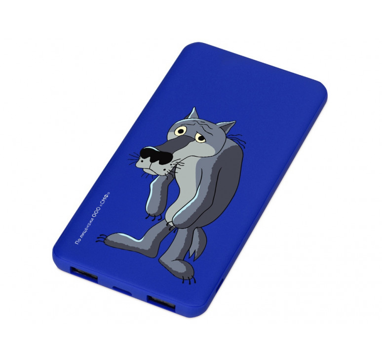 Внешний аккумулятор Жил-был Пес, 5000 mAh, синий