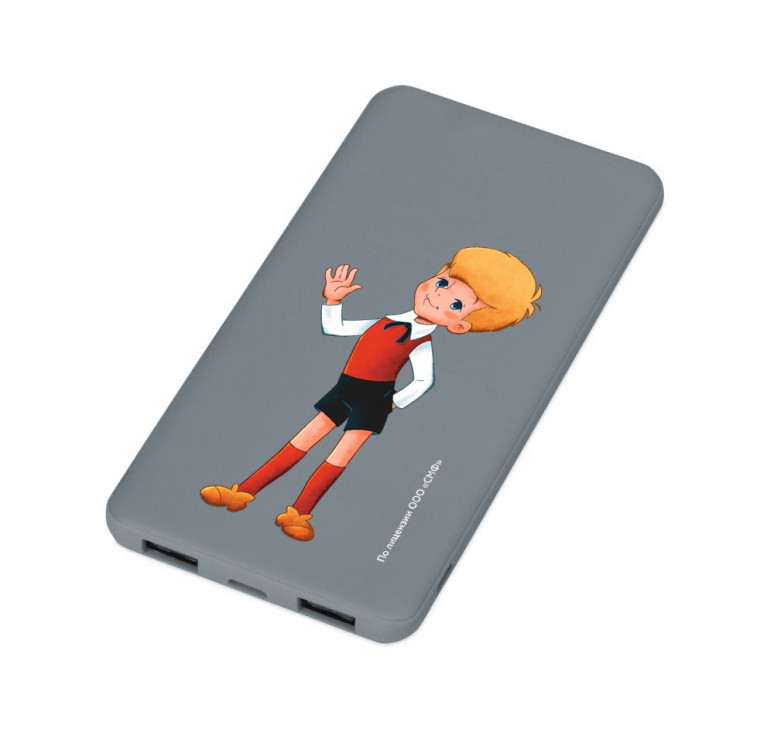 Внешний аккумулятор Карлсон, 5000 mAh, серый
