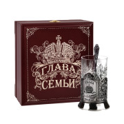 Подстаканник никелированный  
