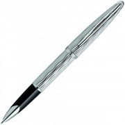 Роллерная ручка Waterman Carene Essential Silver ST. Детали дизайна: палладиевое покрытие