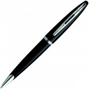 Шариковая ручка Waterman Carene Black Sea ST. Детали дизайна: посеребрение.