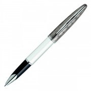 Роллерная ручка Waterman Carene Contemporary White ST. Детали дизайна: палладиевое покрытие