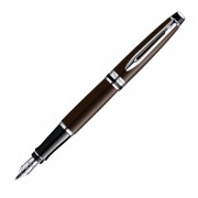 Перьевая ручка Waterman Expert Deep Brown CT. Перо - нерж. сталь, дет. дизайна: палладиевое покрытие