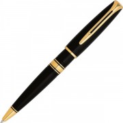 Шариковая ручка Waterman Charlestone Ebony Black  GT. Корпус - акриловая смола