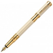 Перьевая ручка Waterman Elegance Ivory GT. Детали дизайна: позолота 23К.