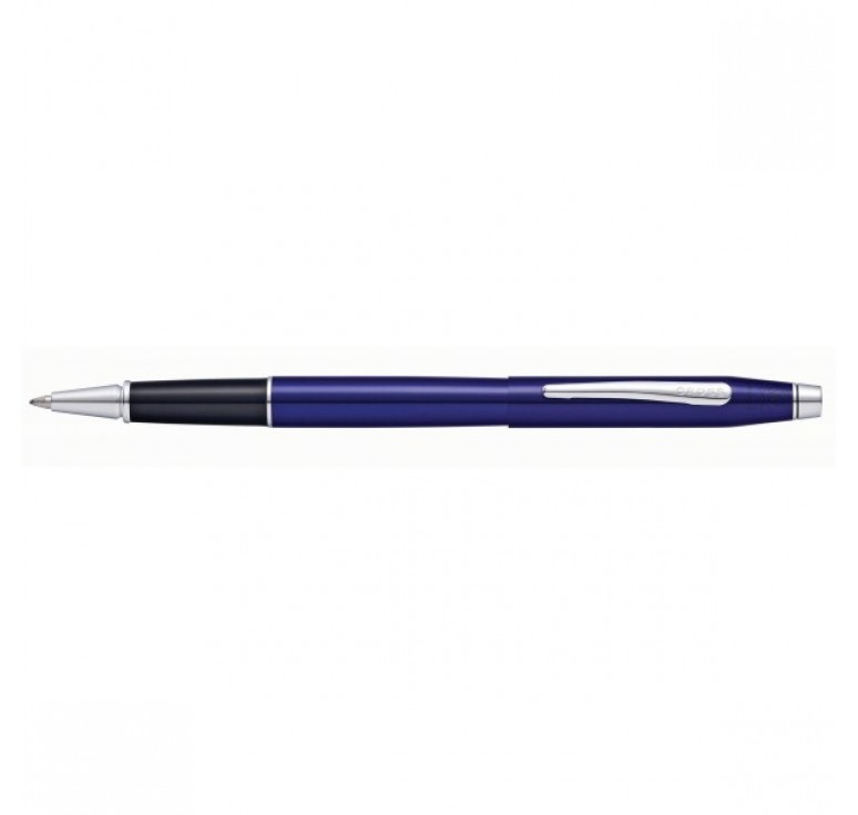 Ручка-роллер Cross Classic Century Translucent Blue Lacquer, цвет ярко-синий