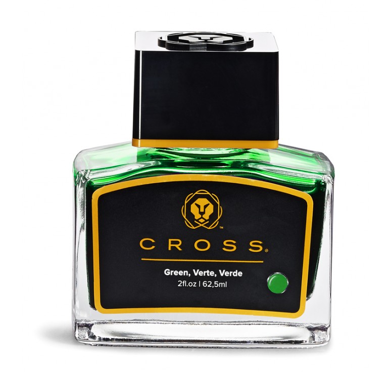 Флакон с чернилами Cross для перьевой ручки, зеленый, 62,5 мл