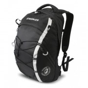 Рюкзак WENGER, черный/серый, полиэстер 900D, 29х19х47 см, 25 л