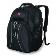 Рюкзак WENGER, 15” ,черный/серый, полиэстер 900D, 34х23х47 см, 36 л