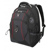 Рюкзак WENGER, 15”, чёрный/красный, полиэстер 900D/М2 добби, 34x23x48 см, 38 л