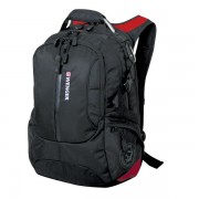 Рюкзак WENGER, 15”, черный/красный, полиэстер 1200D, 36х17х50 см, 30 л