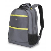 Рюкзак WENGER, 15", серый/салатовый ,полиэстер 900D, 46х33х19 см, 28 л