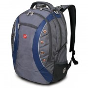 Рюкзак WENGER, 15”,серый/синий, полиэстер 900D, 36х21х47 см, 35 л