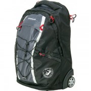 Рюкзак на колёсах WENGER, чёрный/серый, полиэстер 900D, 33х21х50 см, 35 л