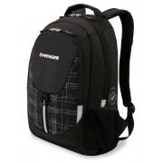 Рюкзак WENGER, чёрный/серый, полиэстер 600D/М2 добби, 32x14x45 см, 20 л