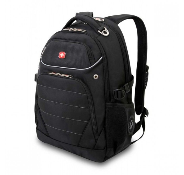 Рюкзак WENGER, 15”,черный, полиэстер 900D, 33x20x47 см, 32 л