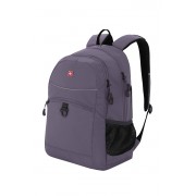Рюкзак WENGER, серый/чёрный, полиэстер 600D/хонейкомб, 33x16,5x46 см, 26 л