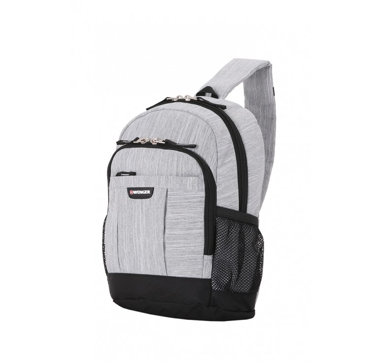 Рюкзак WENGER с одним плечевым ремнем 13'', ткань Grey Heather, 24x14x34,3 см, 12 л
